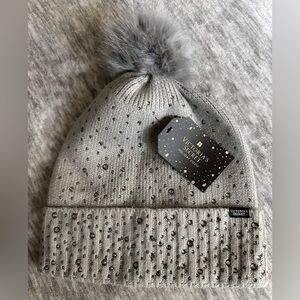 Victoria’s Secret Bedazzled Pom-Pom Beanie